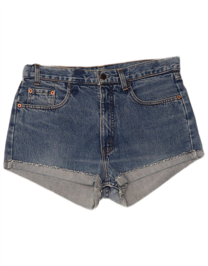 Damskie spodenki jeansowe LEVI'S W32, duże, niebieskie, bawełniane