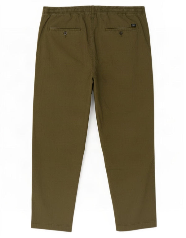 Męskie proste spodnie chino Superdry XL W38 L27 khaki, lniane