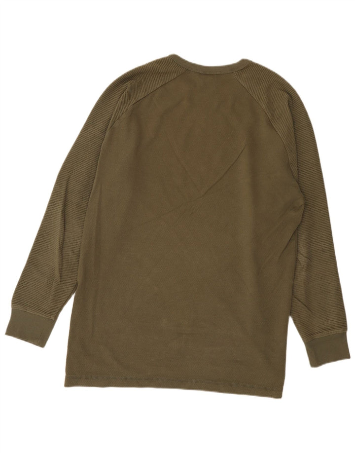 Męski top G-Star z długim rękawem, duży, bawełniany khaki