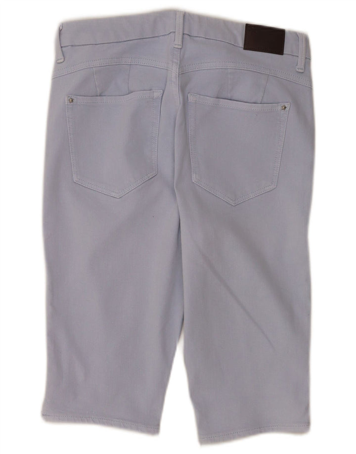 Marks & Spencer Damskie Bermudy Casual Spodenki UK 12 Średnie W30 Niebieskie Bawełniane