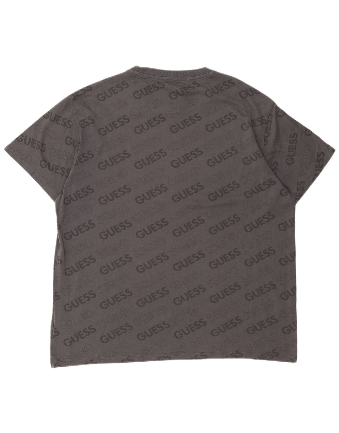 Męska koszulka graficzna Guess Top 2XL, szara, bawełniana
