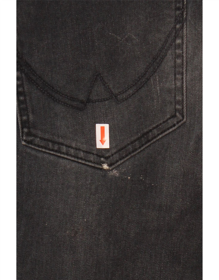 Damskie jeansy rurkowe Superdry w trudnej sytuacji W30 L32, czarne, bawełniane