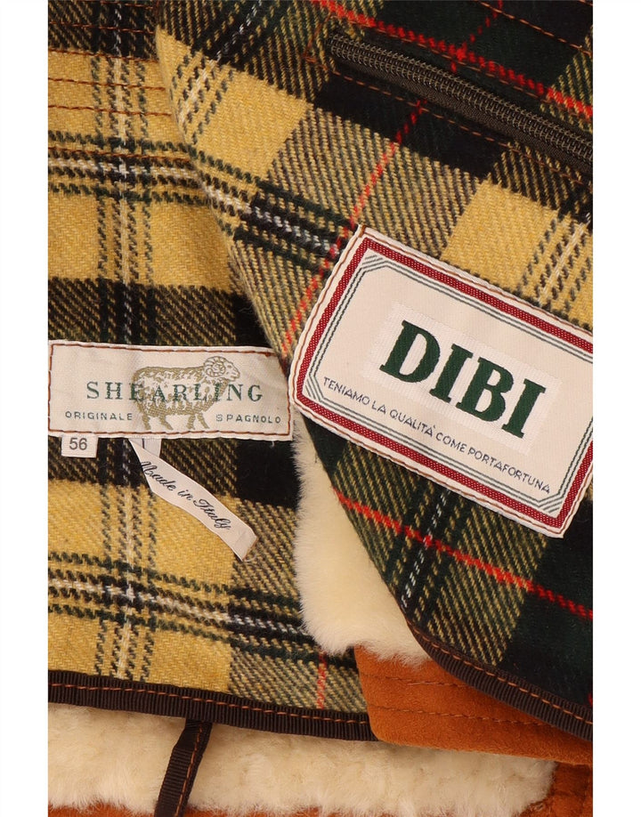 Kurtka męska Shearling Dibi IT 56 3XL Brązowa kurtka Shearling