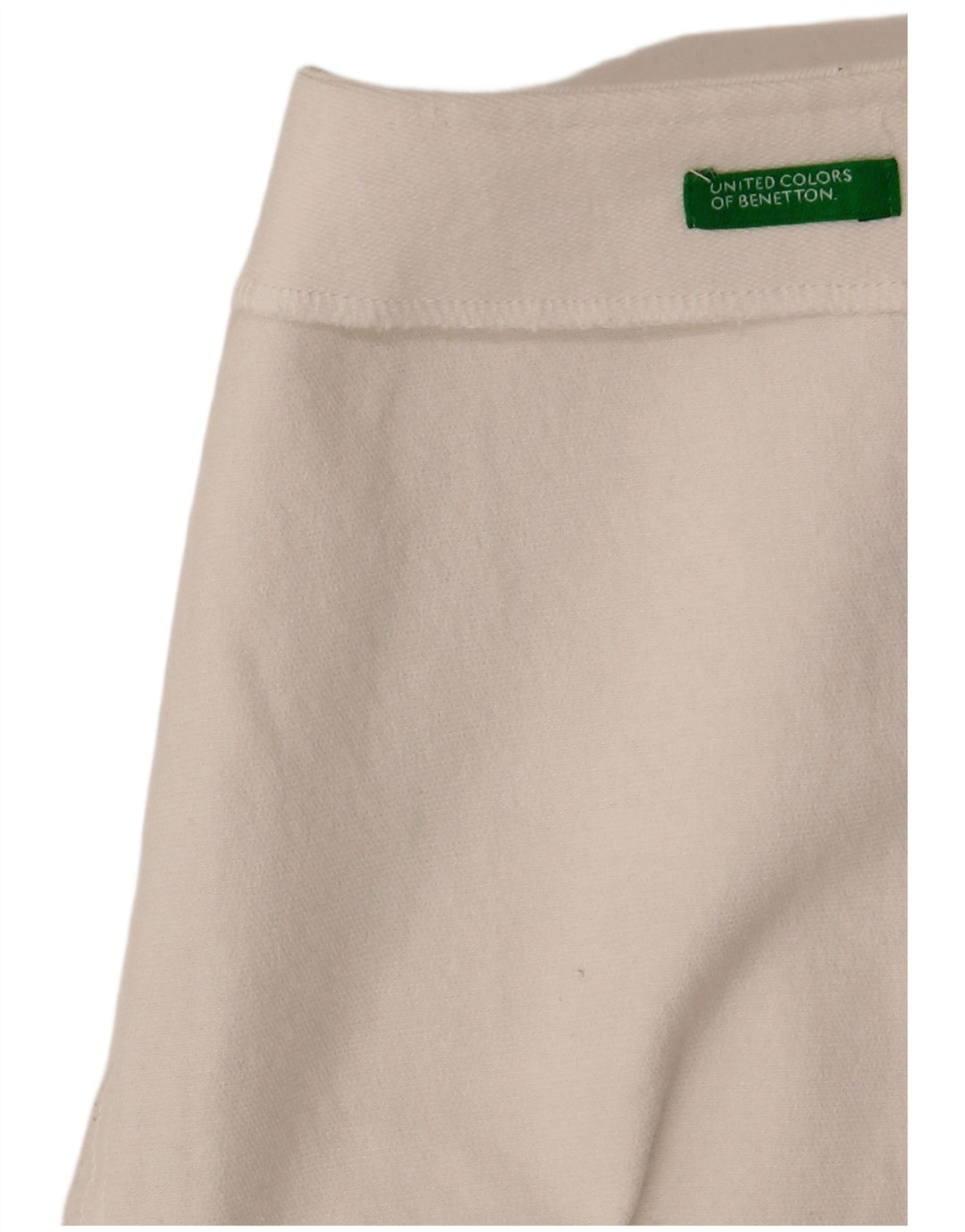 Spódnica mini damska Benetton W28 Średnia biel