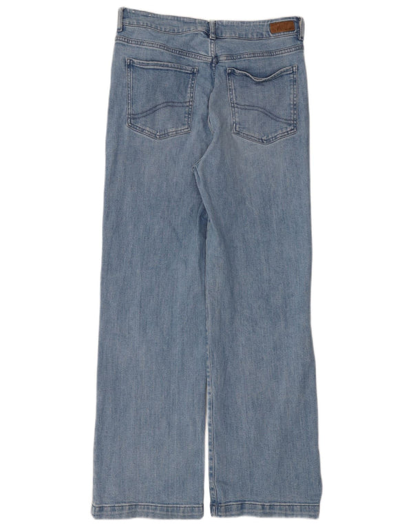 Damskie dżinsy z szeroką nogawką Fat Face Elise UK 12 Medium W30 L30 Niebieska bawełna