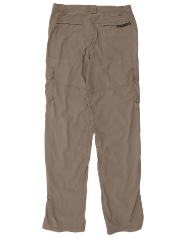 Columbia Mens Titanium Straight Cargo Trousers Small W32 L34 Grey Nylon