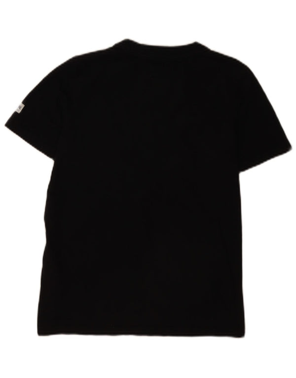Damski T-shirt z grafiką Superdry Top UK 8, mały, czarny, bawełniany