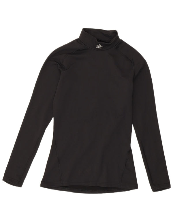 Damska koszulka Adidas Climawarm Graphic z długim rękawem UK 8, mały czarny nylon