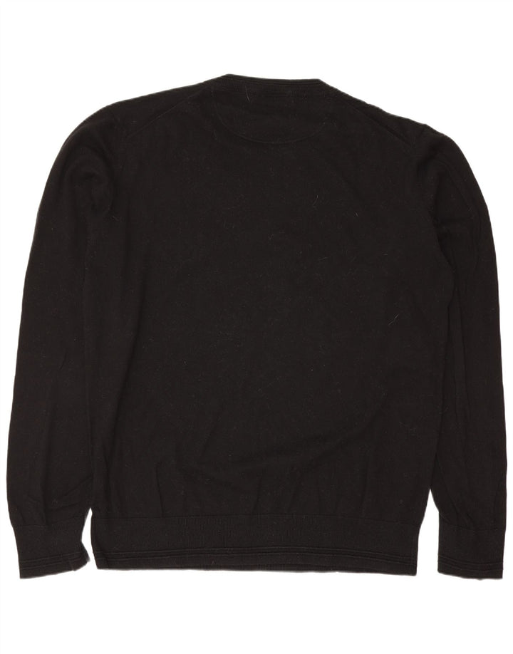 Męski sweter z okrągłym dekoltem Gas 2XL w kolorze czarnym