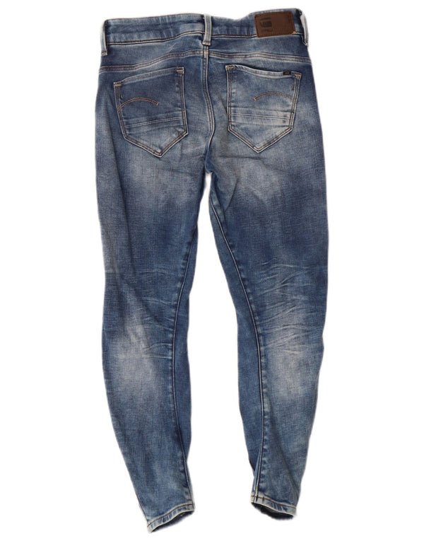 Damskie jeansy skinny G-Star W24 L24 Niebieskie bawełniane