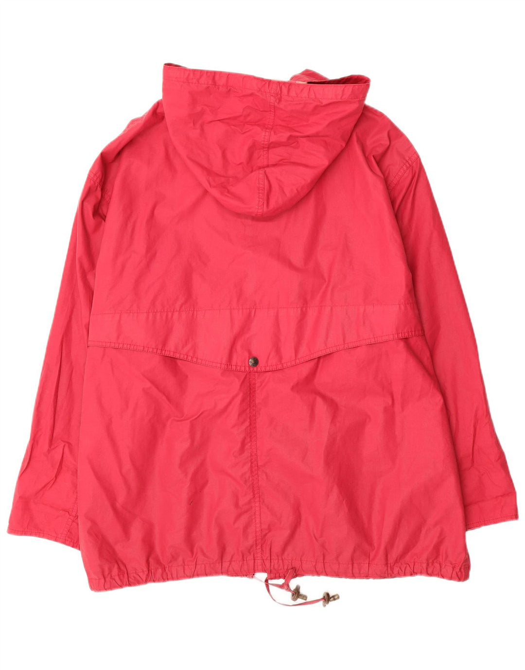 NEW PENNY Damska kurtka wiatrówka oversize z kapturem UK 16, duża czerwona