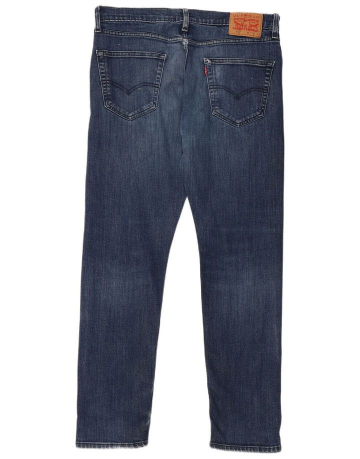 Męskie jeansy LEVI'S 502 zwężane W34 L32 niebieska bawełna
