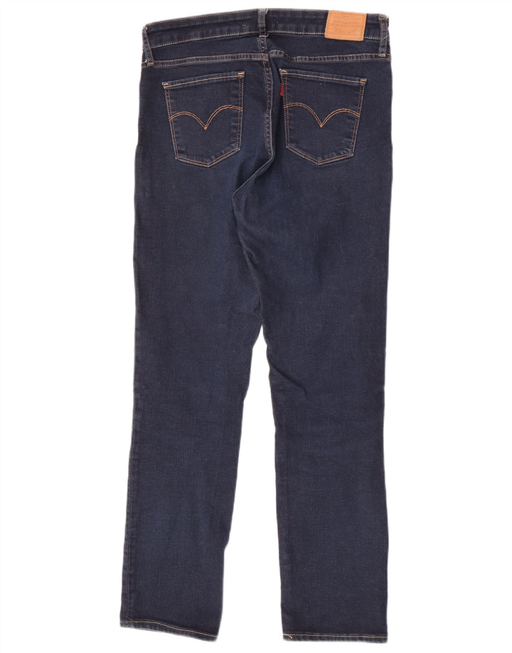 Damskie jeansy Levi's 712 Slim W30 L32 Granatowa bawełna