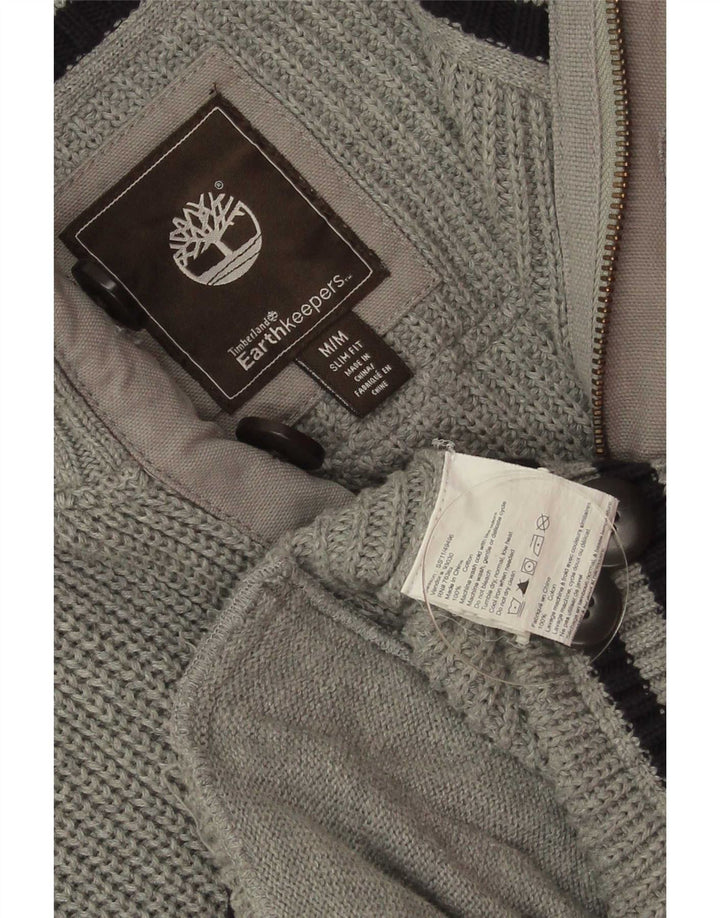 Męski sweter Timberland Earthkeepers Slim Fit, zapinany na zamek, średnio szary