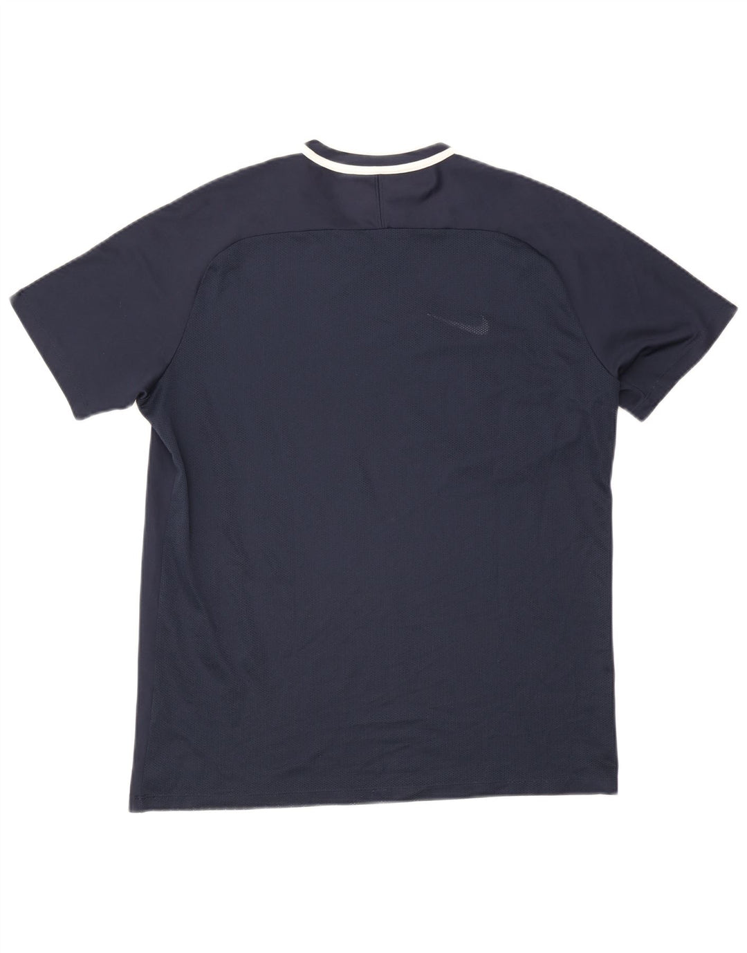 Męska koszulka T-shirt NIKE Dri Fit XL, granatowa, z blokami kolorów, poliestrowa