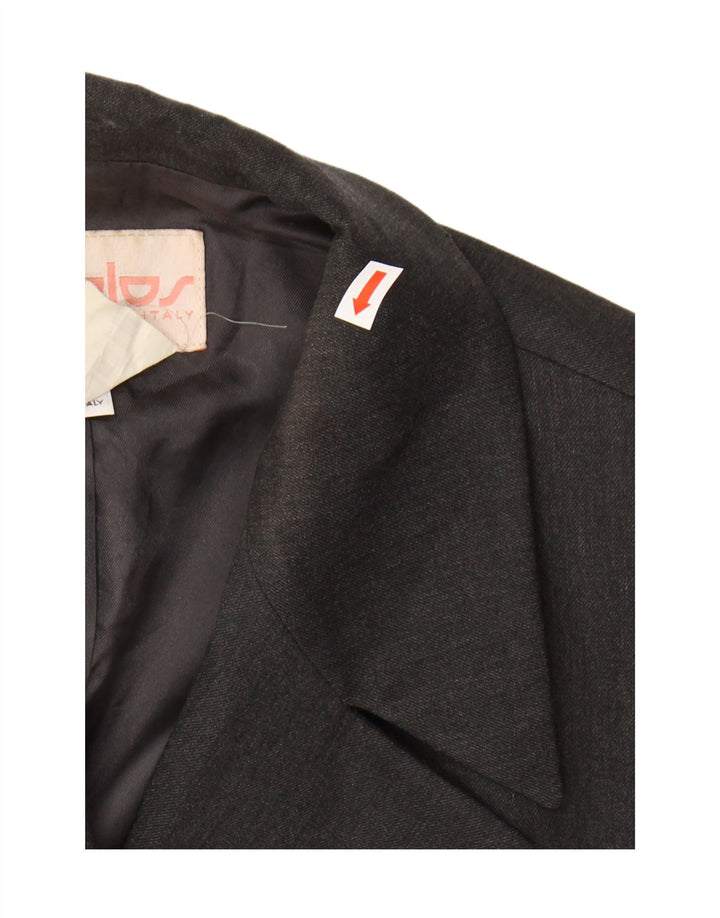 Byblos Damska marynarka dwurzędowa IT 42 Średnia szara wełna