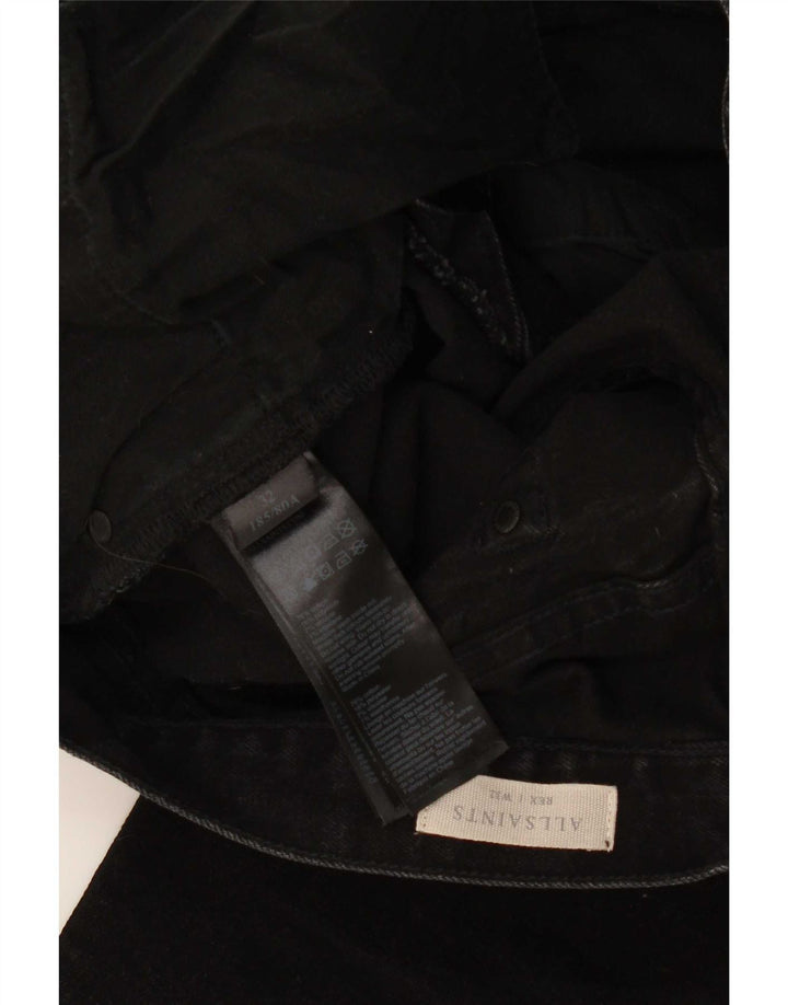 Męskie jeansy All Saints W32 L32 Czarne bawełniane