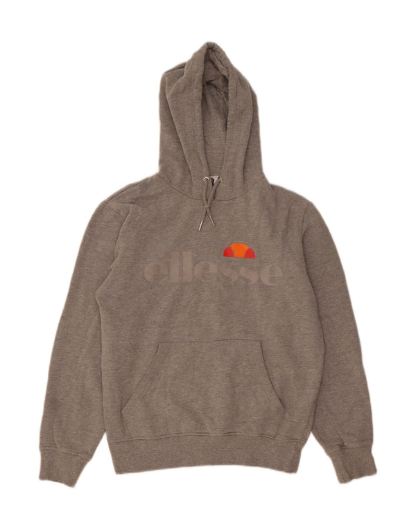 Damski sweter z kapturem Ellesse UK 14, średnioszary, bawełniany