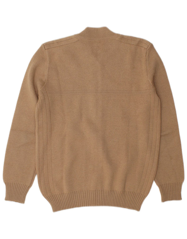 Sweter męski w stylu vintage, średni beż