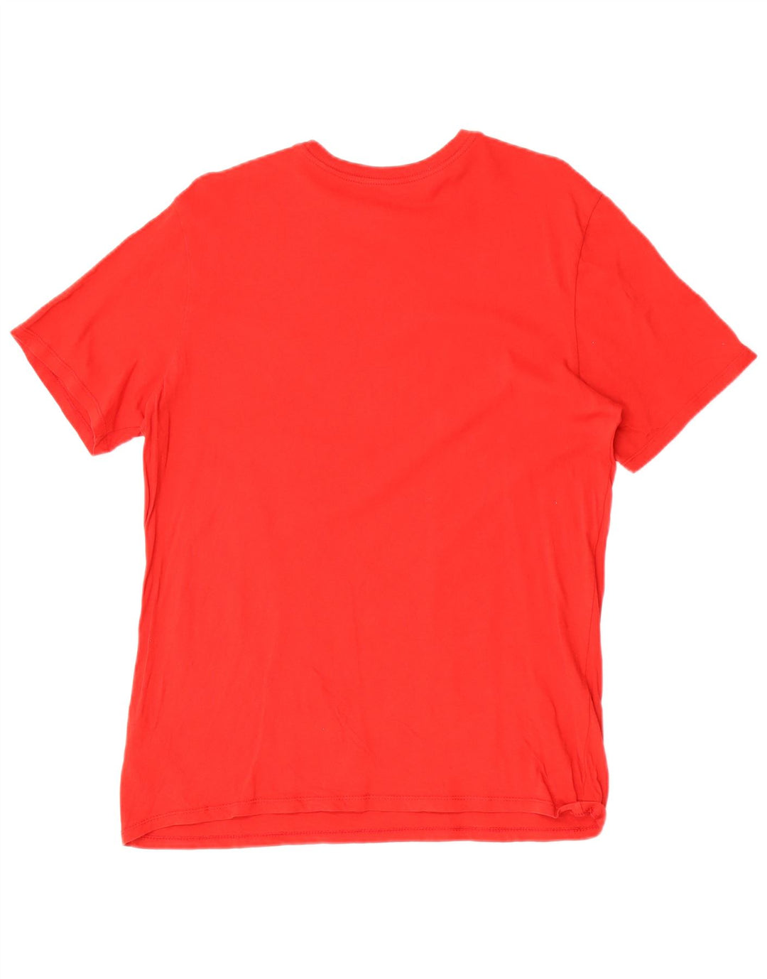 Męski T-shirt Nike o sportowym kroju, duży, czerwony, bawełniany