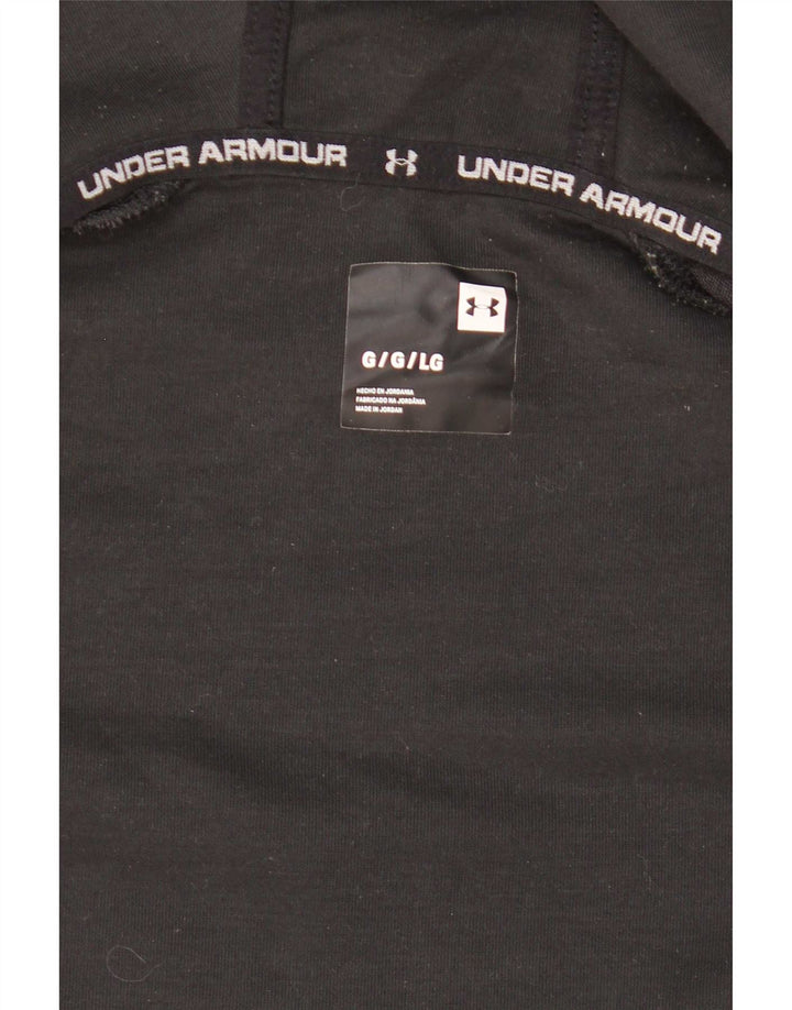 Męski sweter z kapturem i zamkiem Under Armour, duży, czarny