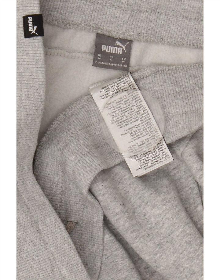Męskie spodnie dresowe Puma Joggers, średnioszare, bawełniane