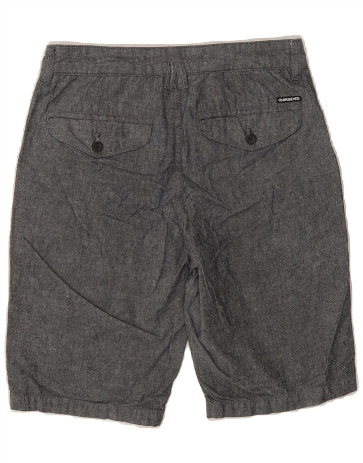 QUIKSILVER Womens Chino Shorts W26 Small Grey Cotton Vintage Quiksilver and Second-Hand Quiksilver from Messina Hembry 