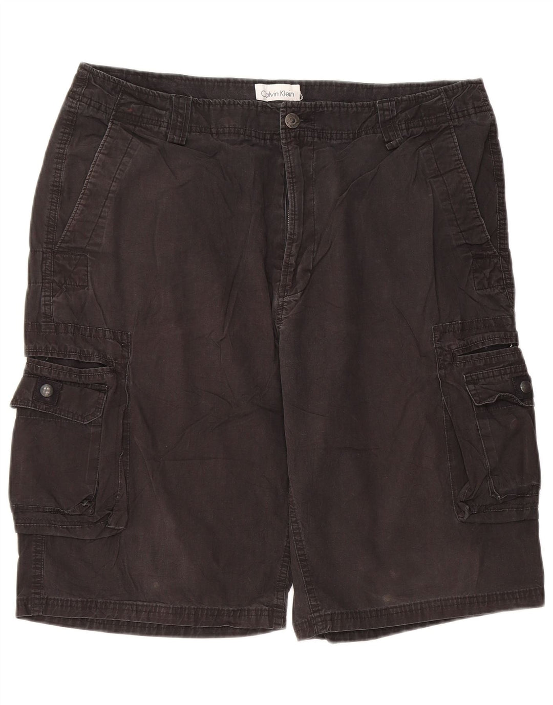 Męskie spodenki cargo CALVIN KLEIN W36, duże, czarne, bawełniane