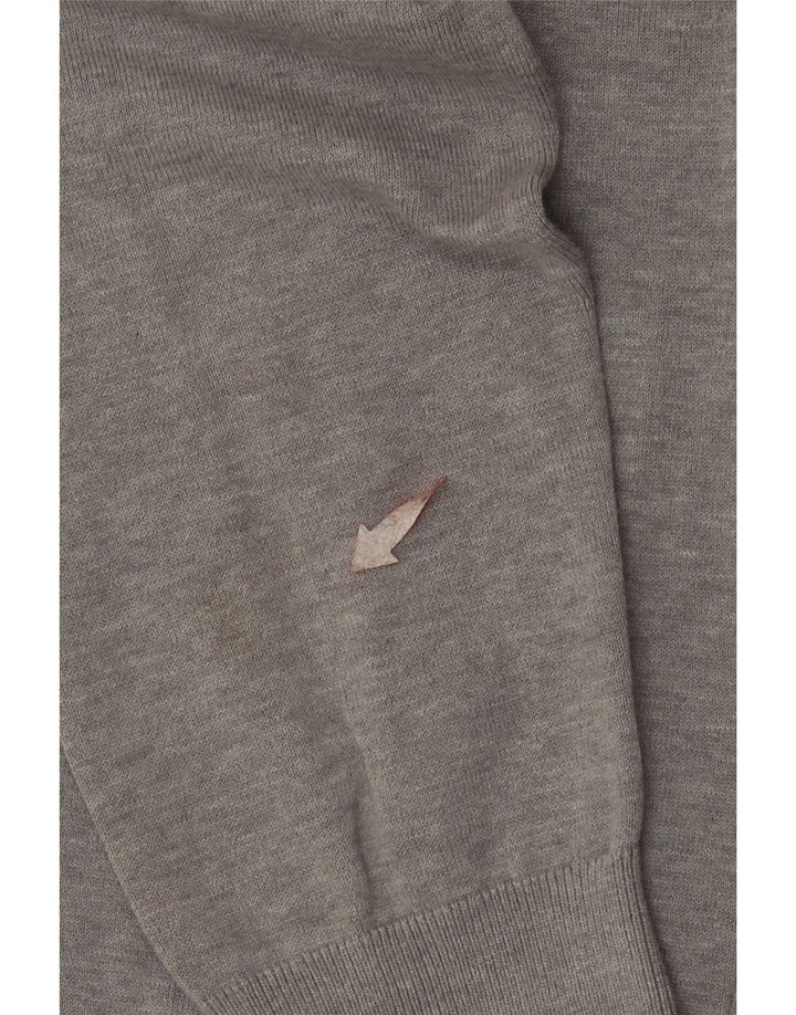 Męski sweter TOMMY HILFIGER, średnioszary, bawełniany