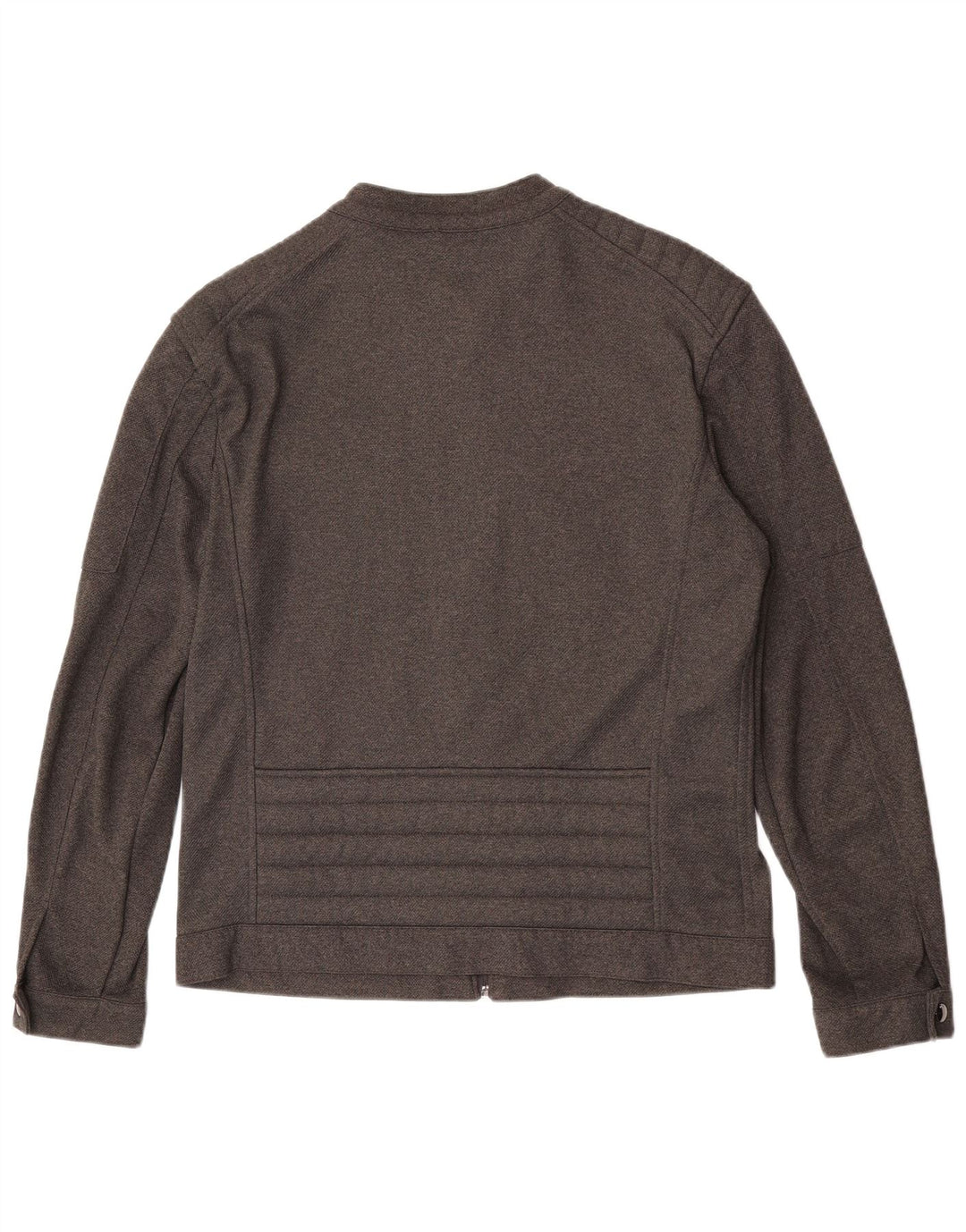 Męska pikowana kurtka bomberka Zara UK 40, duża, zapinana na zamek, szara