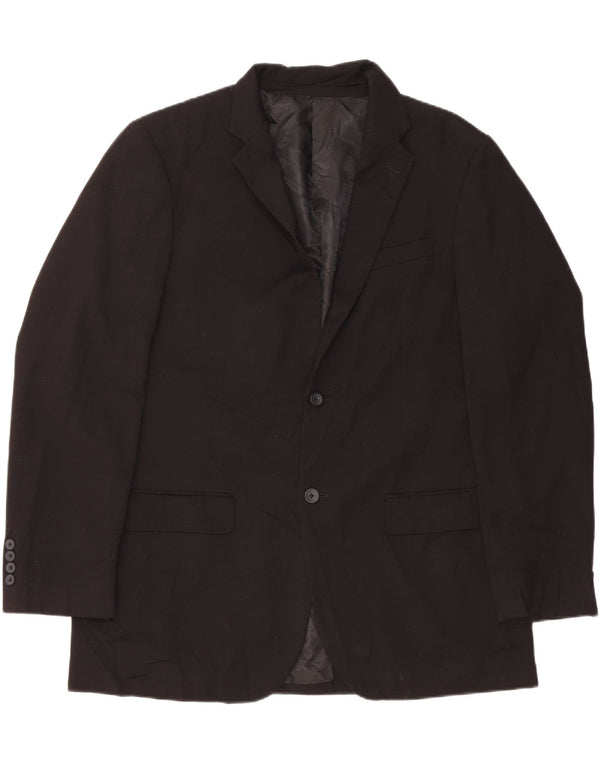 Męska marynarka zapinana na 2 guziki DOCKERS UK 42 XL, czarny poliester