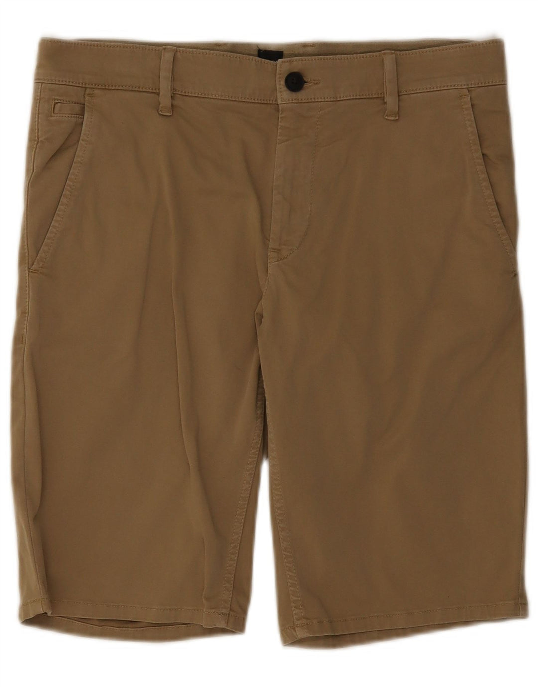 Męskie spodenki Chino Hugo Boss W32 Średni brązowy bawełna