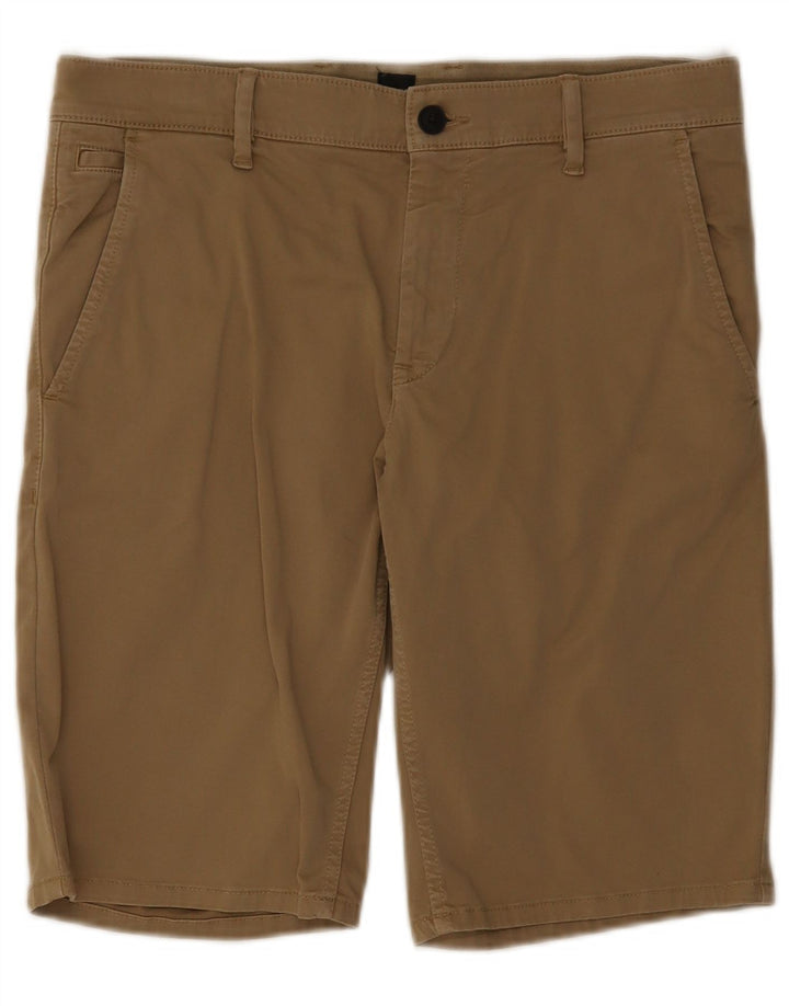 Męskie spodenki Chino Hugo Boss W32 Średni brązowy bawełna