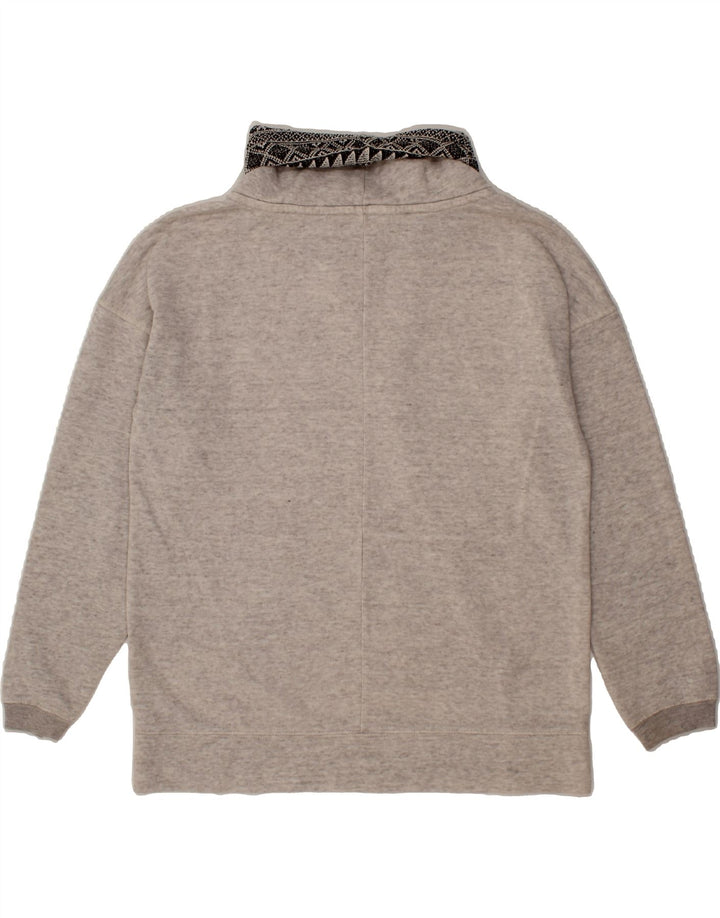 CHAMPION Womens Oversized Graphic Sweatshirt Jumper UK 18 XL Grey Flecked Vintage Champion and Second-Hand Champion from Messina Hembry 