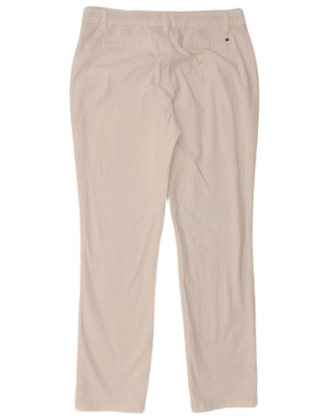 Damskie spodnie Chino Tommy Hilfiger US 8 Medium W32 L29 Biała bawełna