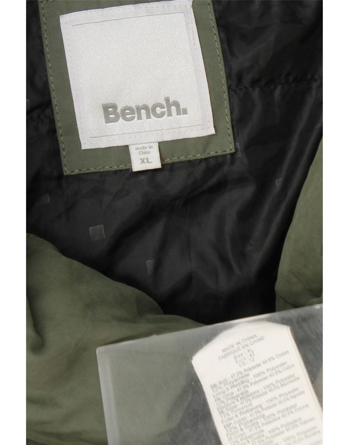 Damska ocieplana kurtka BENCH UK 18 XL Zielony poliester