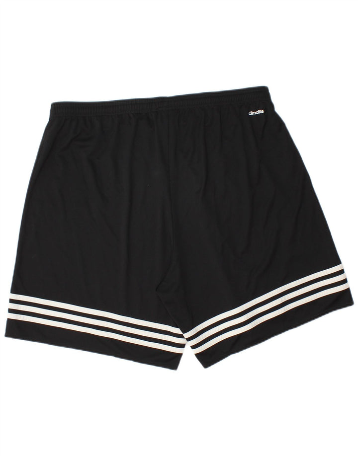 Męskie spodenki sportowe Adidas Climalite XL, czarne, poliestrowe