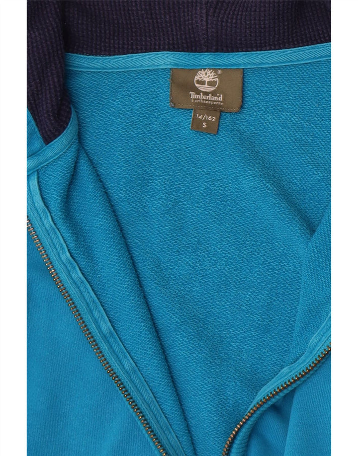 Chłopięcy sweter z kapturem i zamkiem Timberland 13-14 lat, mały, niebieski