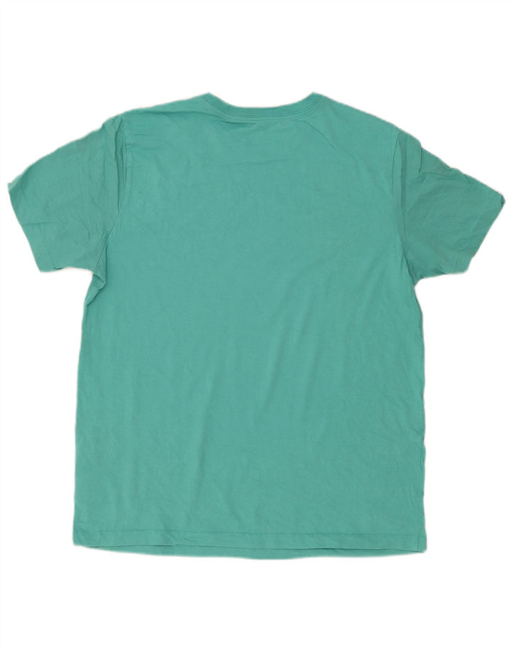 Męski T-shirt z grafiką Jordan, duży, niebieski, bawełniany