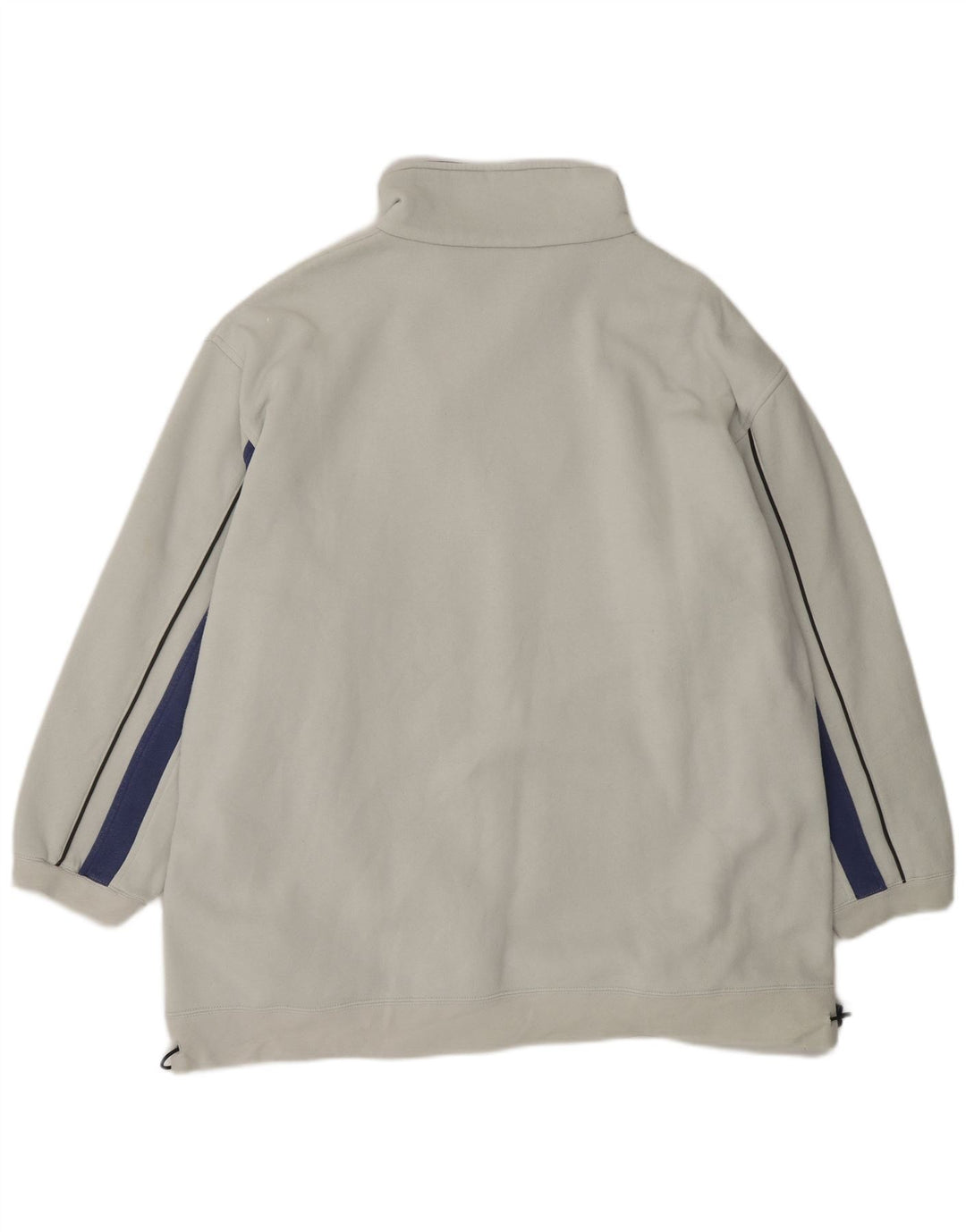 Męska bluza Kappa z zamkiem błyskawicznym, XL, bawełniana w kolorze złamanej bieli