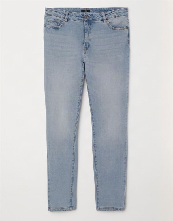 Damskie jeansy M&Co Slim UK 14 Large W32 L29 Niebieskie bawełniane