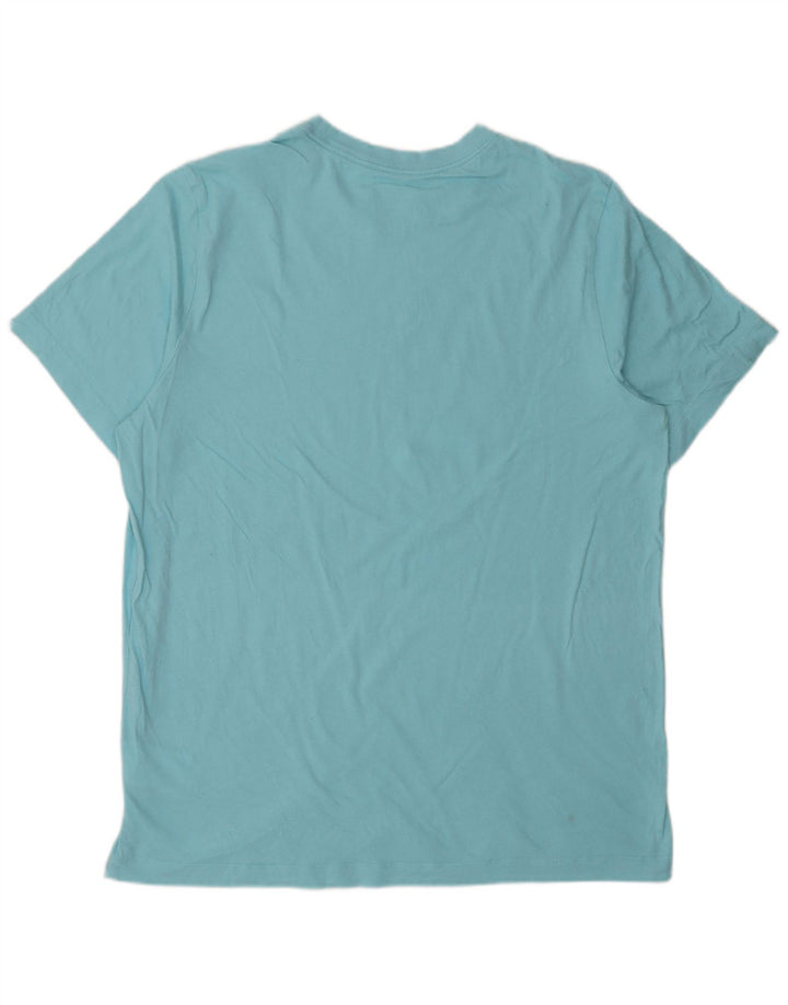 T-shirt męski Nike, duży, niebieski, bawełniany
