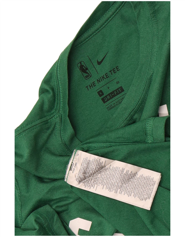 Męska koszulka Nike Celtics z grafiką, mała, zielona, poliestrowa