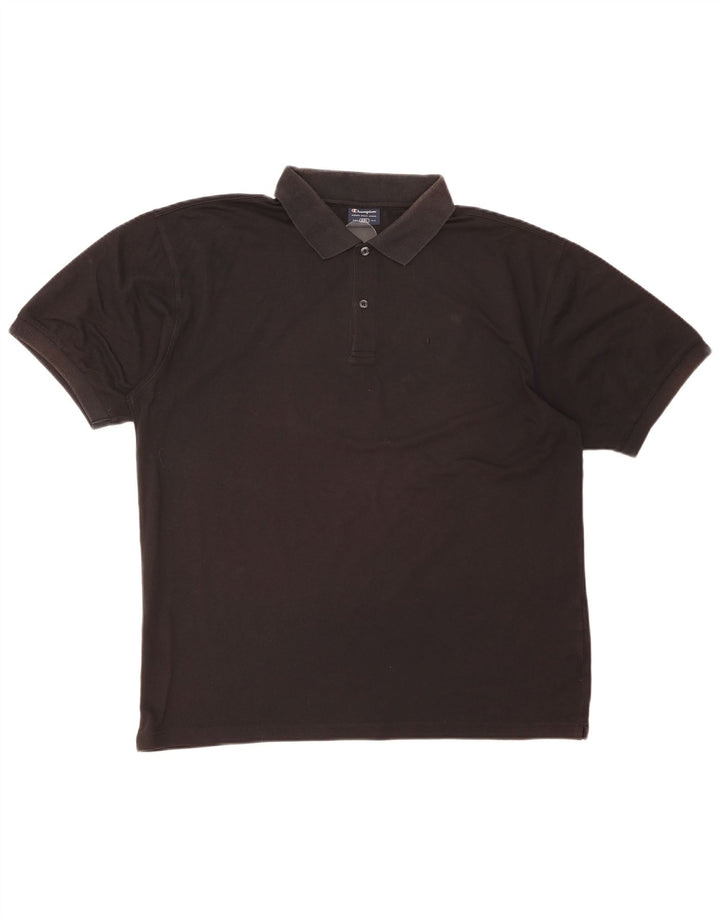Męska koszulka polo Champion 2XL Czarna, bawełniana