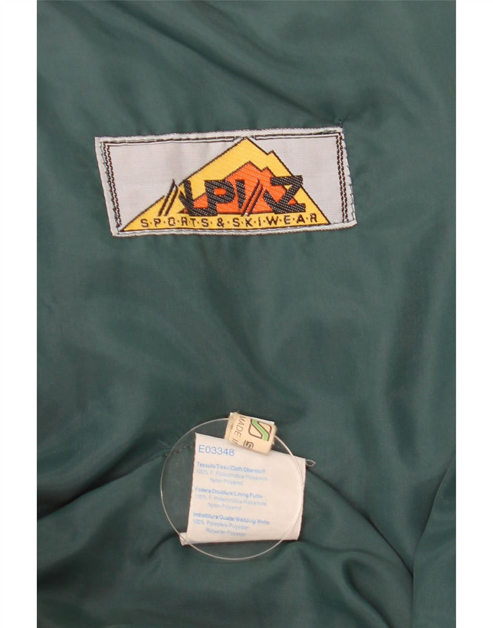 Męska kurtka narciarska Vintage UK 42 XL, czerwona, poliestrowa