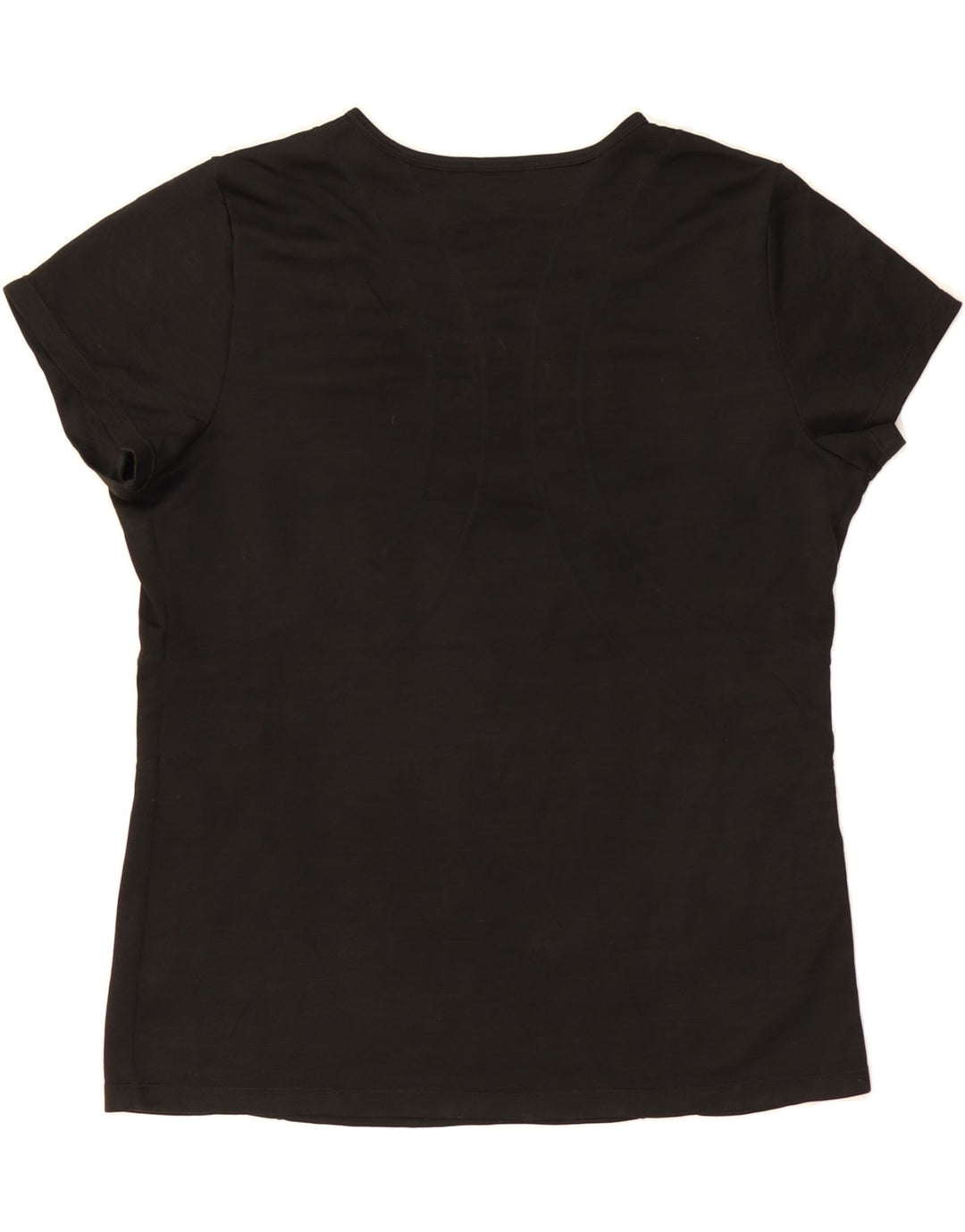 REEBOK Womens T-Shirt Top UK 18 XL Black Polyester Vintage Reebok and Second-Hand Reebok from Messina Hembry 