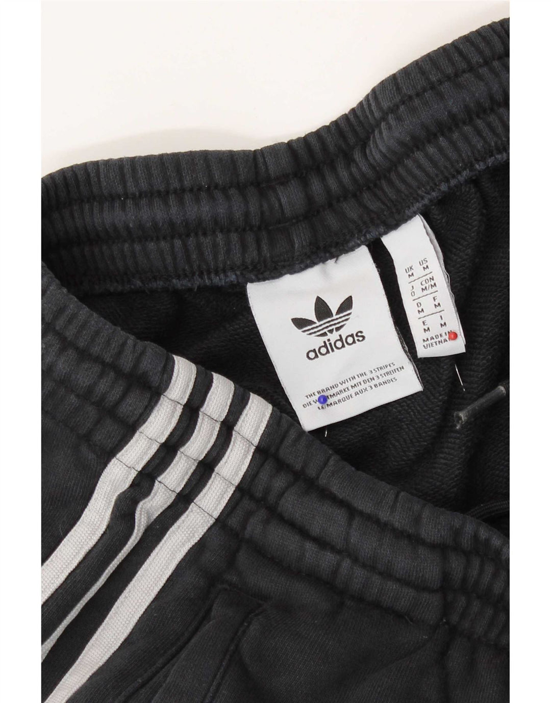 Męskie spodnie dresowe Adidas, średnie granatowe