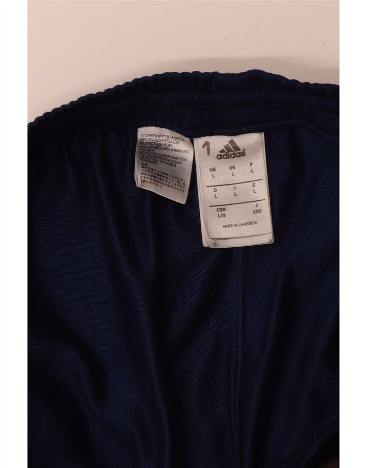 Adidas Męskie Spodnie Dresowe Joggery Duże Granatowe Poliester