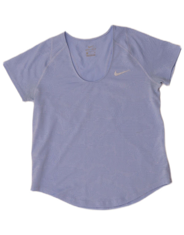Damska koszulka Nike Dri Fit Top UK 10 Small Blue Geometric