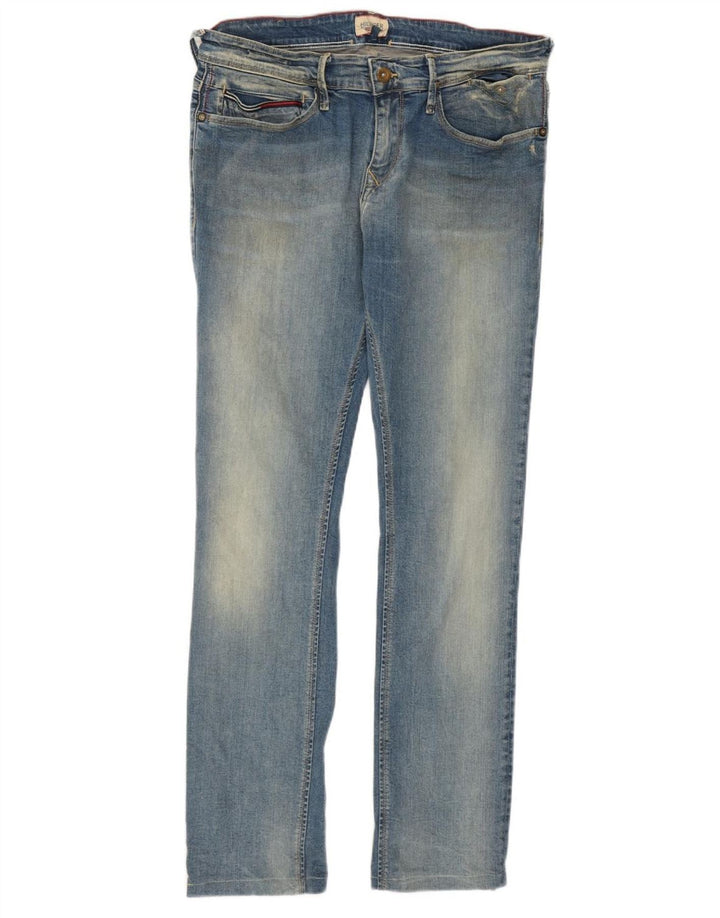 Damskie jeansy Slim Tommy Hilfiger W33 L29 Niebieskie bawełniane